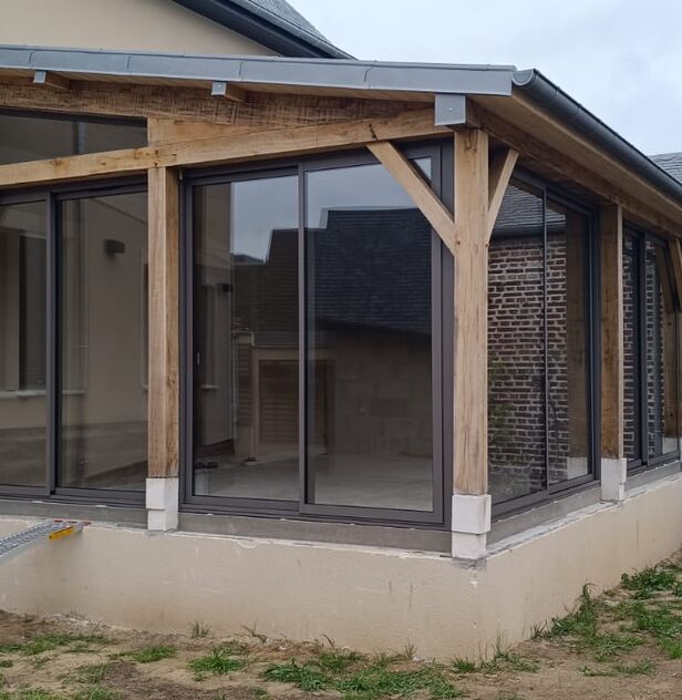 Baies vitrées extension